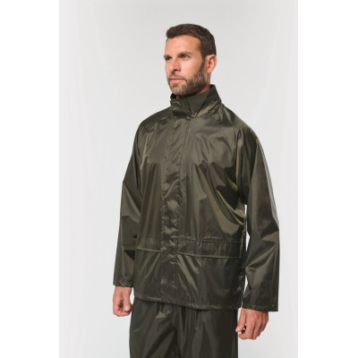 Unisex coated rain set
